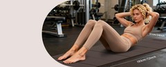 HAHE 7-Fold Design Extra Thick Yoga Mat 72″L x 24″W x 0.47″,TPE Fitness Exercise