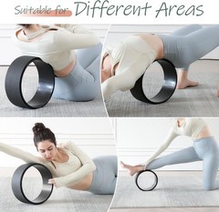 Back Roller, Foam Roller for Neck & Back Pain Relief, Yoga Wheel (3 Pack)