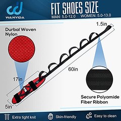 Foot Calf Stretcher for Plantar Fasciitis Yoga Strap Red