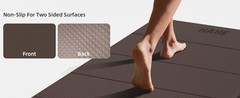 HAHE 7-Fold Design Extra Thick Yoga Mat 72″L x 24″W x 0.47″,TPE Fitness Exercise