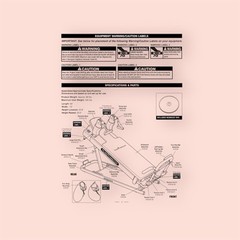 Pilates Power Gym Plus (Parts Only) 2 Pins For Shoulder Pads.
