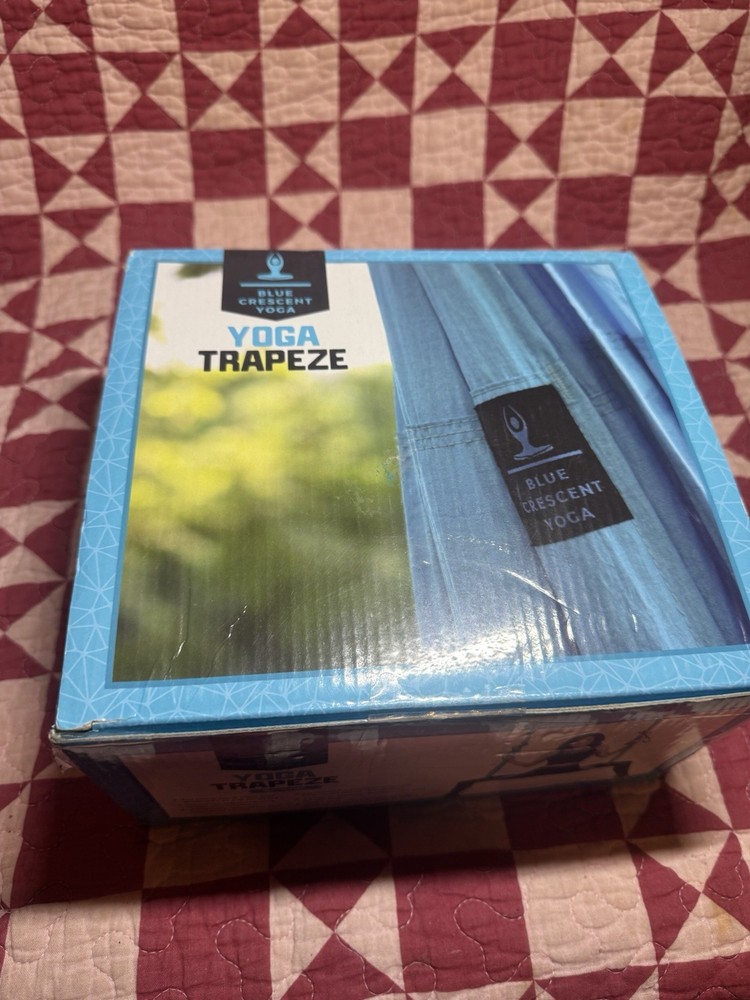 Blue Crescent Yoga YOGA TRAPEZE NIB Swing Aerial Flying Sling