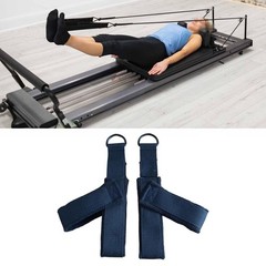 2Pcs Pilates Double Loop Straps for Reformer Beginner Workout Pilates Straps