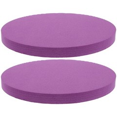2Pcs Purple Anti Skid Yoga Cushion Pad for Kneeling Elbow Wrist Protection