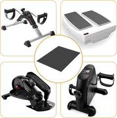 Elliptical Machine Non-Slip Mat, Apply to Under Desk Elliptical Peddler While