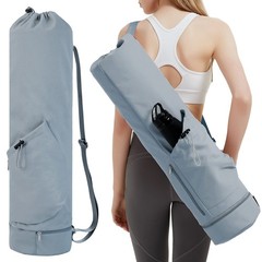 Yoga Mat Bag with Water Bottle Pocket & Wet Pocket for