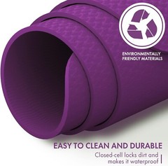 Large 6’x4′ Yoga and Pilates Mat – 6mm Thick Non-Slip Eco-Friendly Design