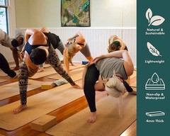 GURUS Sweat Proof Durable Cork Yoga Mat Thick Non Slip Exercise Mat for Home …