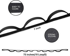 Premium Durable Stretching Strap Physical Therapy Yoga Strap Fitness Exercise