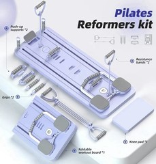 Pilates Board, Pilates Reformer Set, Foldable Pilates Reformer Board for Home US