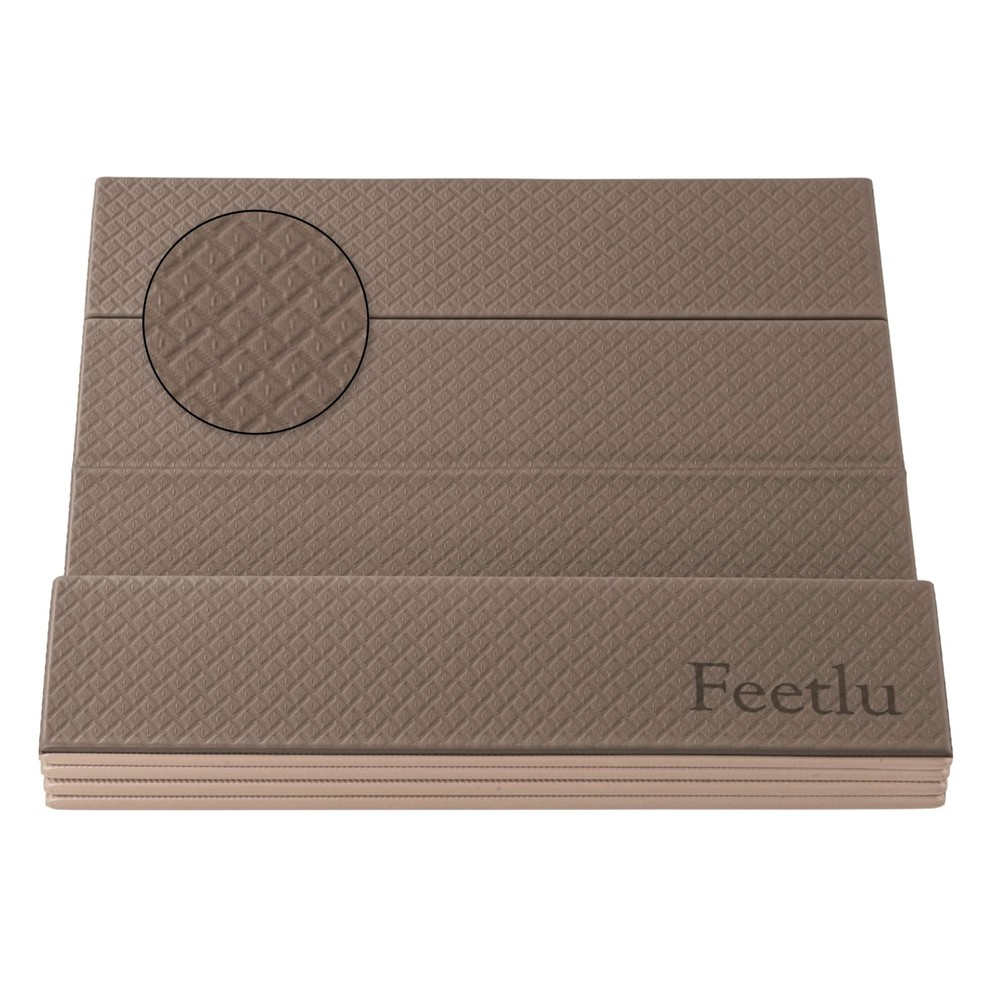 Foldable Yoga Exercise Mat, 6mm/8mm/10mm/12mm Thickness, 72 x 24 Inch – Light…