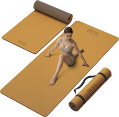 Yoga Mat Thick(10Mm) Exercise Mat Non Slip Anti-Tear,72″X35″ Extra Large Pilates