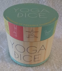 Yoga Dice Wooden 1″ Yoga Dice With Instruction Booklet by Chronicle Books 2017