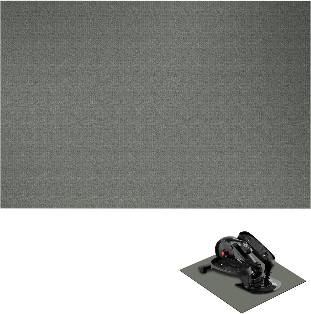 Non-Slip Mat for Under Desk Elliptical and Portable Floor Bike, Elliptical Mats