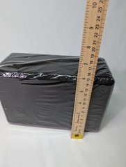 Gaiam Yoga Block Black Non-Slip Foam 9″ x 3″ x 6″ New