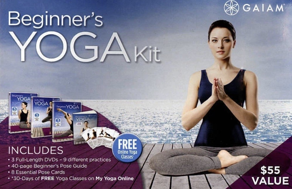 GAIAM Beginner’s Yoga Kit-Includes everything stated on box BRAND NEW