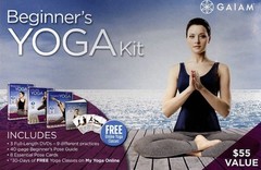 GAIAM Beginner’s Yoga Kit-Includes everything stated on box BRAND NEW