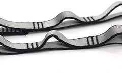Wear Resistant Nylon Daisy Chain Straps for Anti Gravity Yoga 1.1m Grey