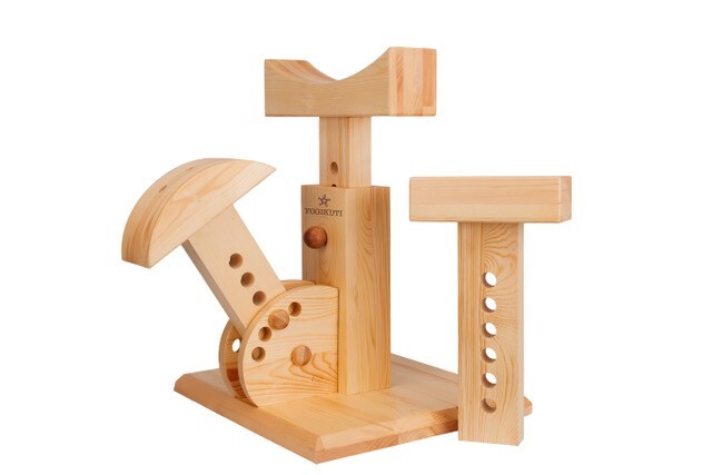 Yoga Stump Set (Adjustable), Backbending Yoga props, Iyengar stump set