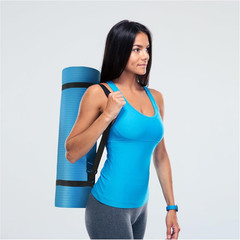 Fitvids Yoga Mat, 1/2-Inch Extra Thick High Density Exercise Mat, Anti-Tear Exer