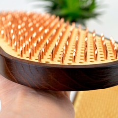 Sadhu Board with Thermal Ash “Tree of Life” Copper Nails 10 mm/0.4 inch