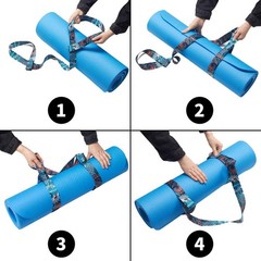 ZOOEASS Yoga Mat Strap Adjustable Carrier Stretching Strap Durable
