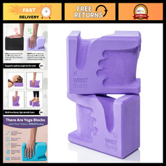 Ergonomic Hand-Shaped Yoga Blocks for Wrist Support – Non-Slip Stability for Yog