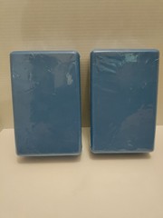 Yoga Blocks Set of 2 Foam Exercise Workout Stretch Balance Support