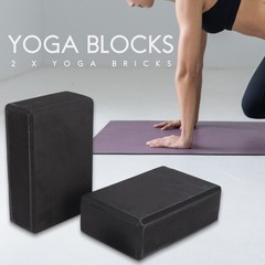 1x (yoga and yoga strap set EVA foam soft, non-slip yoga blocks unive4486