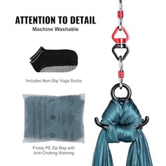 VEVOR Aerial Yoga Swing Hammock Kit with Rigging Hardware