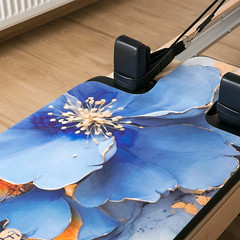 Lightweight Pilates Reformer Mat Towel with Grip & Easy Wash Cover