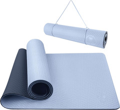 IUGA Yoga Mat Thick Non Slip Anti-Tear Pilates Mat Eco Friendly Hot Yoga Mats fo