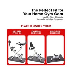 FitDesk Protective Floor Mat – Lightweight PVC Exercise Mat for… USA FAST SHIP