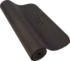 Body Sport Yoga and Fitness Mat 1/4-Inch Black