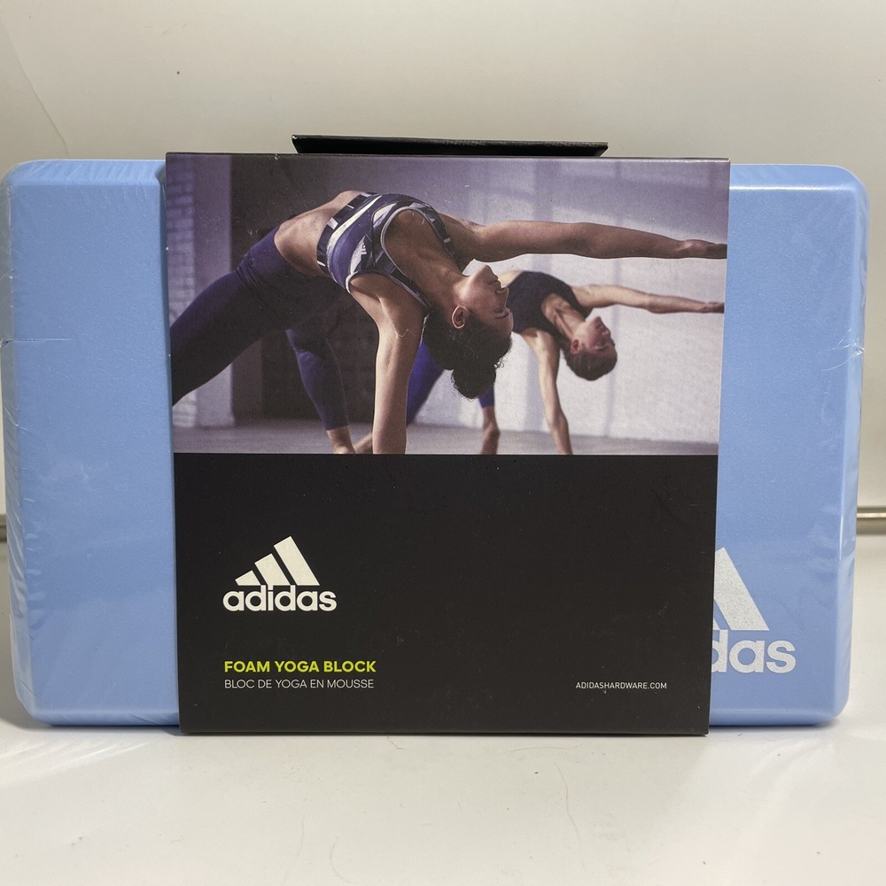 Adidas High Density Foam Yoga Block 9″×6″×3″ – Blue – SAME DAY SHIPPING!!