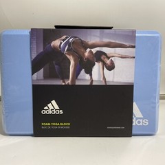 Adidas High Density Foam Yoga Block 9″×6″×3″ – Blue – SAME DAY SHIPPING!!