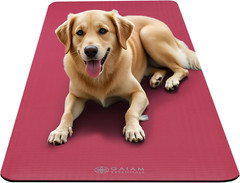 Gaiam Yoga Mat, Pilates & Exercise Mat, Thick 2/5″ (10Mm) Workout Mat with Easy-