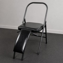 Folding Exercise Chair Foldable Padded Exercise Chair PU Leather