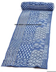 Indian Abstract Print Natural Meditation Yoga Pilates Cotton Mat Garden Throw