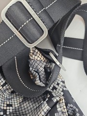Lululemon The Yoga Bag O/S KRAA Kara Blossom – Black & Creme, Multi-Pocket, Rare