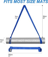 Adjustable Yoga Mat Sling Carrier – Eco-Friendly, Two-in-One for Ease & Style