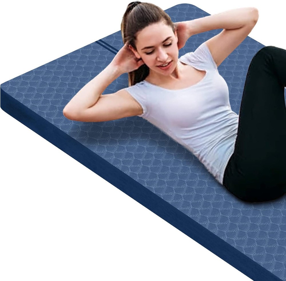 Premium Large Exercise Mat – Thick Yoga & Workout Mat with Free Carry Bag