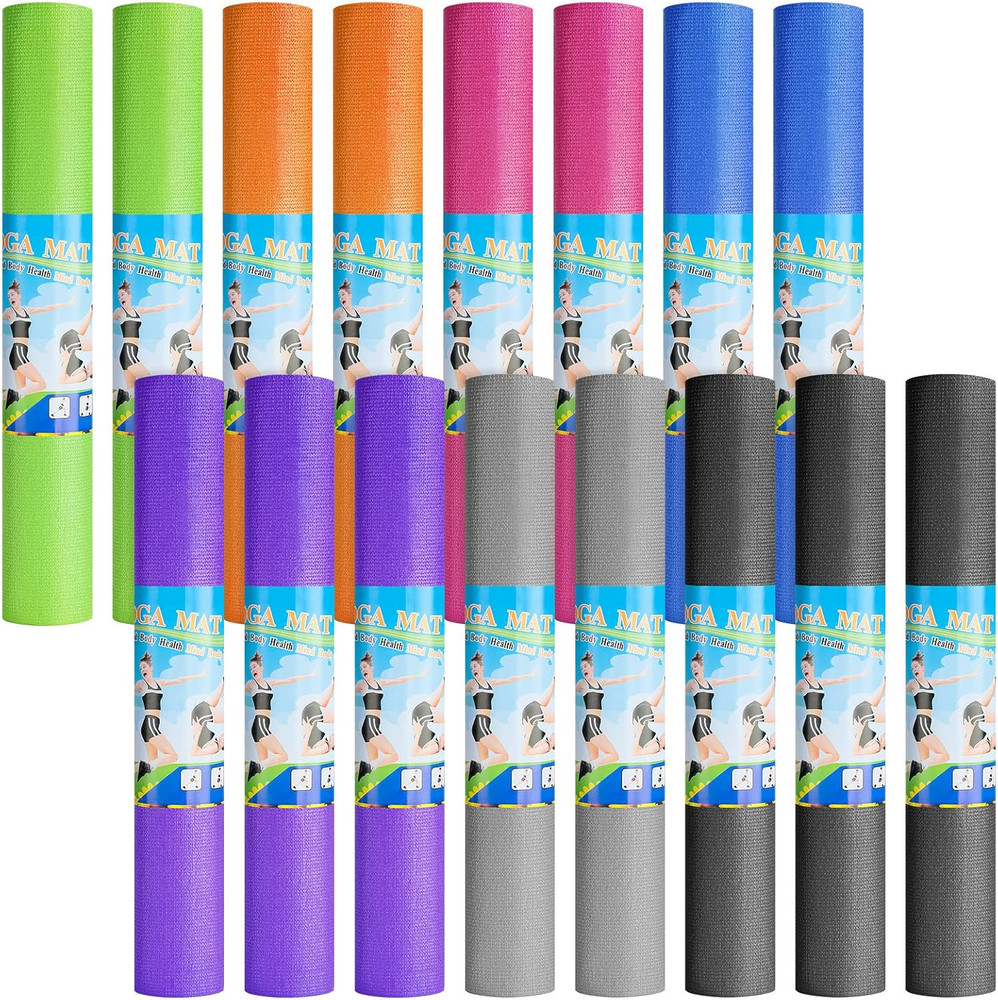 3 Mm Thick Yoga Mat Bulk, Non Slip Exercise Workout Fitness Pad for Women Men, G