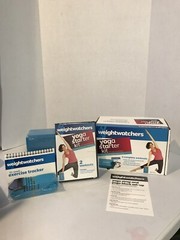 Weight Watchers Yoga Starter Kit 2 Complete Workouts DVD Strap Block and Tracker