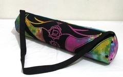 Indian Tie Dye Human Yoga Mat Carrier Bag Mandala Large Shoulder Strap