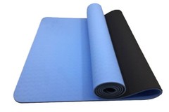 Baja Stretch 6mm ECO–TPE Yoga Mat “Alma” – Non-Slip Cushioned – Blue