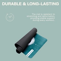 Yoga Mat With Strap 5mm Non Slip Suede & TPE – Eco-Friendly Fitness & Exercise