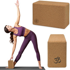 Gaiam Yoga Block – Supportive Latex-Free Eva Foam – Soft Non-Slip Surface with B