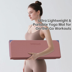 7-Fold Yoga Mat 70″X24″ – 1/2 Inch Thick Folding Exercise Mat, Compact Non-Slip