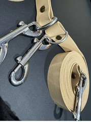 Pilates- Leather Classic with hardwood swivel grip and leather ropes